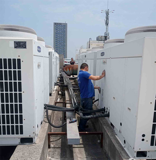 衡南中央空调制热和不制冷系统维修方法